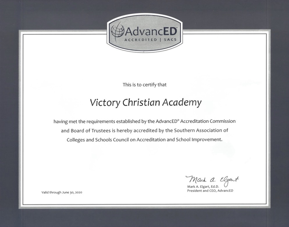 VCA Accredidation Advanc ED SACS