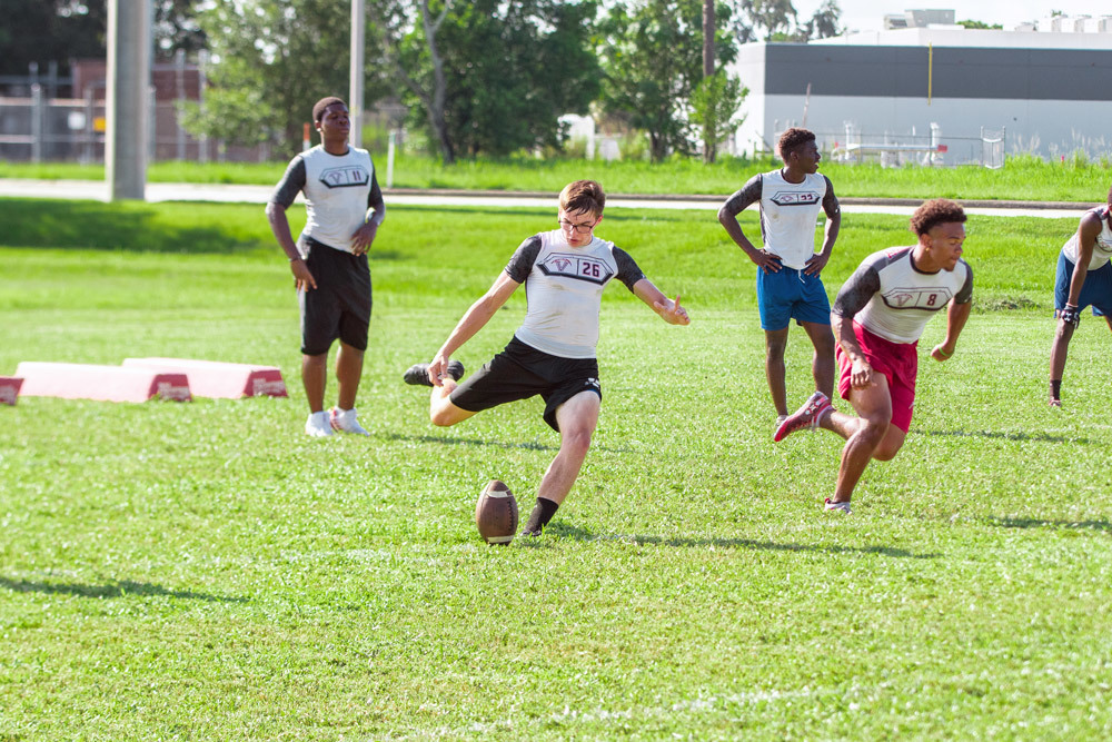 VCA Football kick