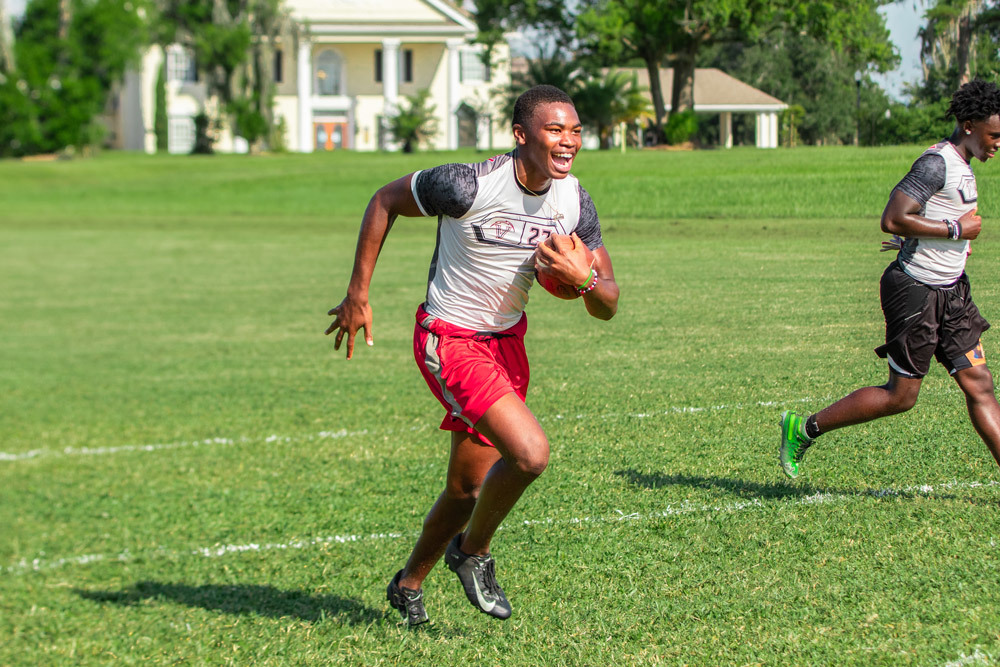 VCA Football run